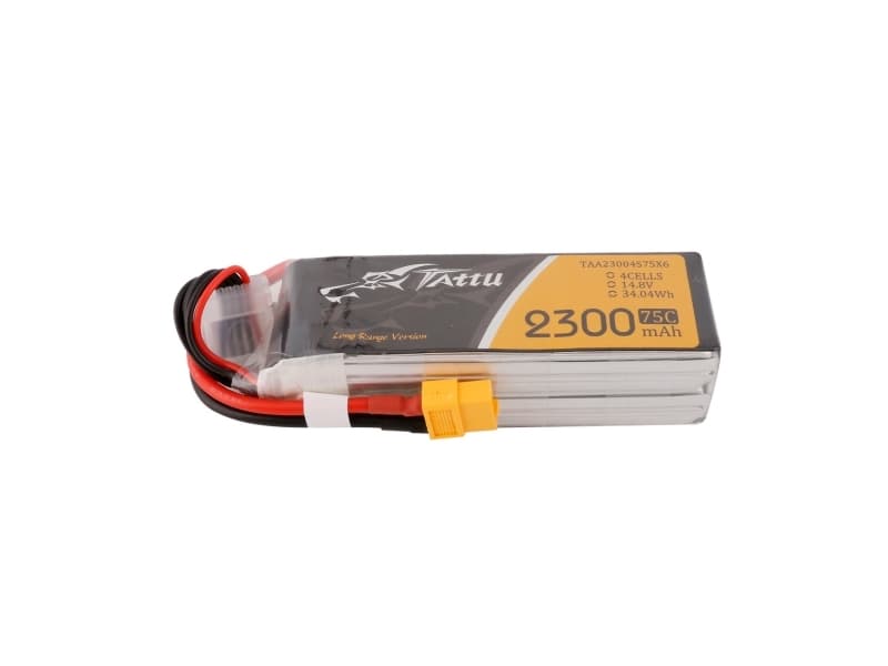 Tattu 2300mAh 14.8V 75C 4S1P XT60 akku
