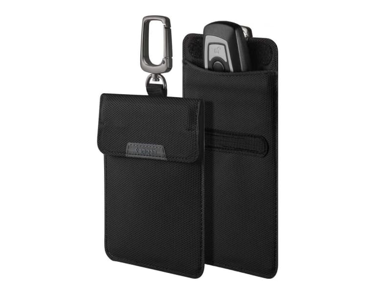 Spigen Pouch Avaimeton RFID Signal Blocker Faraday Cage musta/musta AFA03754