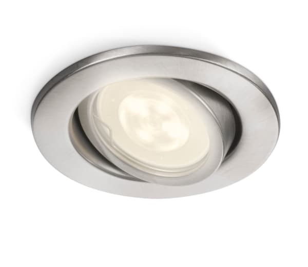 Philips myGarden Fresco upotettava kohdevalaisin 4,6 W GU10, Spottivalaistus ulkotiloihin, Ruostumaton teräs, Metalli, IP20, Puutarha, Patio, II