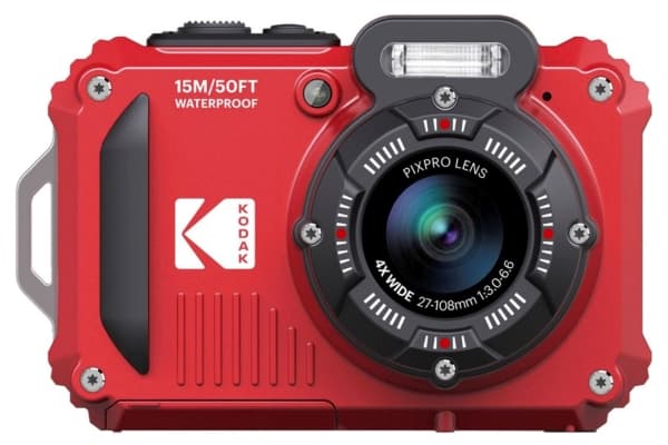 Kodak PIXPRO WPZ2, 16,76 MP, 4608 x 3456 pikseliä, BSI CMOS, 4x, Full HD, Punainen