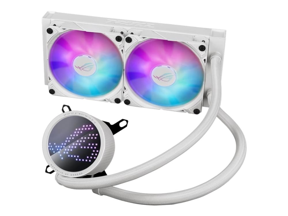 WAK Asus ROG RYUO III 240 ARGB White Edition -valkoinen versio