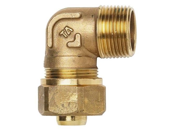 Vinkel kompressio TA 90° 20 mm X 3/4 nippeli
