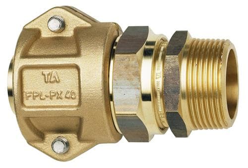 Nippelinippa TA 40X11/4 PN6, puristusnippa TA 40X11/4 PN6