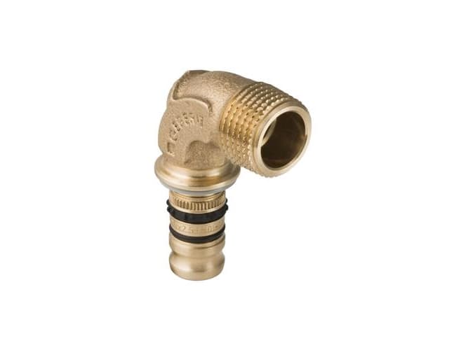 Geberit Mepla 90° mutka ulkokierteellä d=20 mm R=3/4