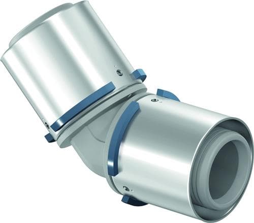 Uponor S-Press puristus taivutus 45° PPSU 40 mm