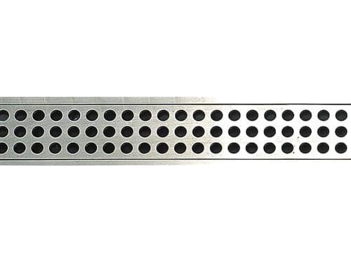 Unidrain-ritilä 3 mm:n vahvuisesta AISI 304 ruostumattomasta teräksestä ClassicLine-kehykseen - malli Classic, pituus 1200 mm