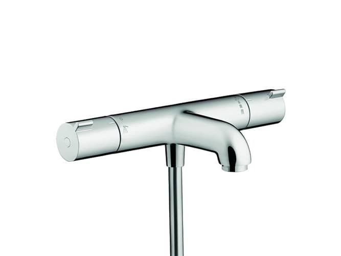 HANSGROHE Ecostat 1001CL termostatarmatur med fast kartud, 1/2 bruserafgang ned og eksklusiv rosetter og tilgangsstykker