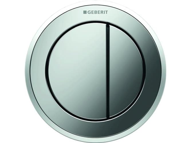 Geberit betj. Omega10 2skyl - fjernudløsning pneumatisk - Blank,mat,blankforkromet
