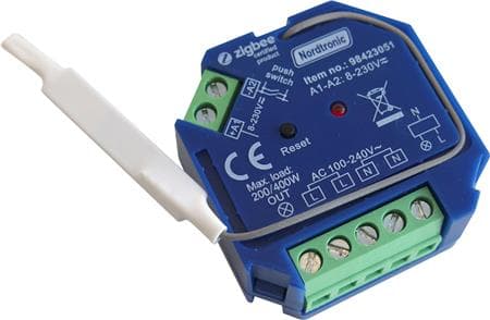 NORDTRONIC Box Relay Zigbee - Sisäänrakennettu rele