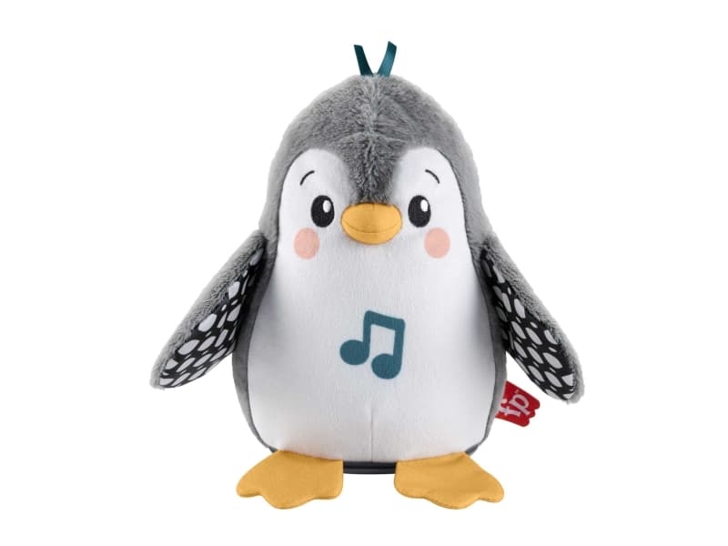Fisher-Price Flap & Wobble Penguin, Tuottaa ääntä, Tarvitsee patterit, AA, Kangas, Muovi, Monivärinen