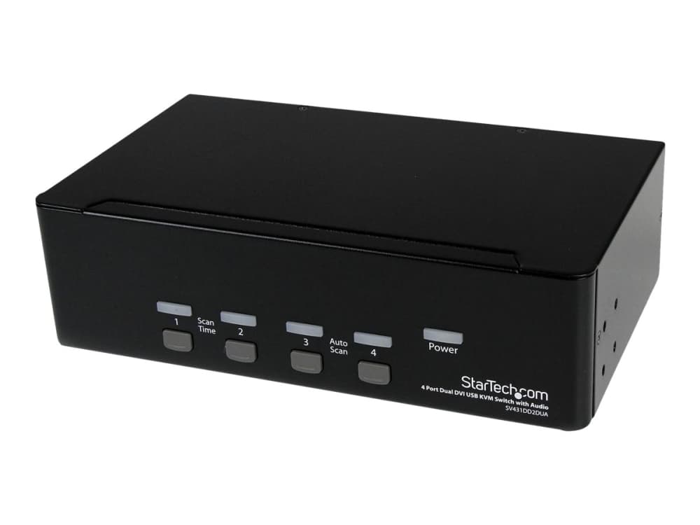 StarTech.com SV431DD2DUA, 2048 x 1536 pikseliä, Musta