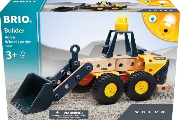 BRIO 34598 Rakennuttaja Volvo gummiged