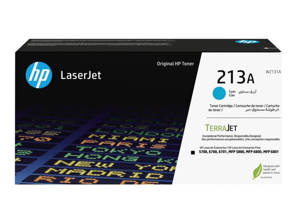 HP 213A CYN ALKUPERÄINEN LASERJET SUPL TONER CRTG