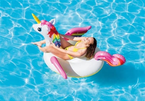 Intex Unicorn, Eläimet, Vaaleanpunainen, Valkoinen