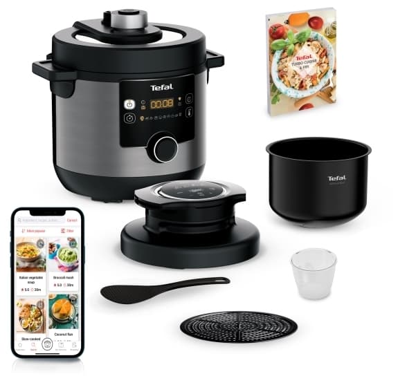 Tefal Turbo Cuisine & Fry CY7788, 7,6 L, 7,6 L, lajittelu, digitaalinen, Kina, 1200 W