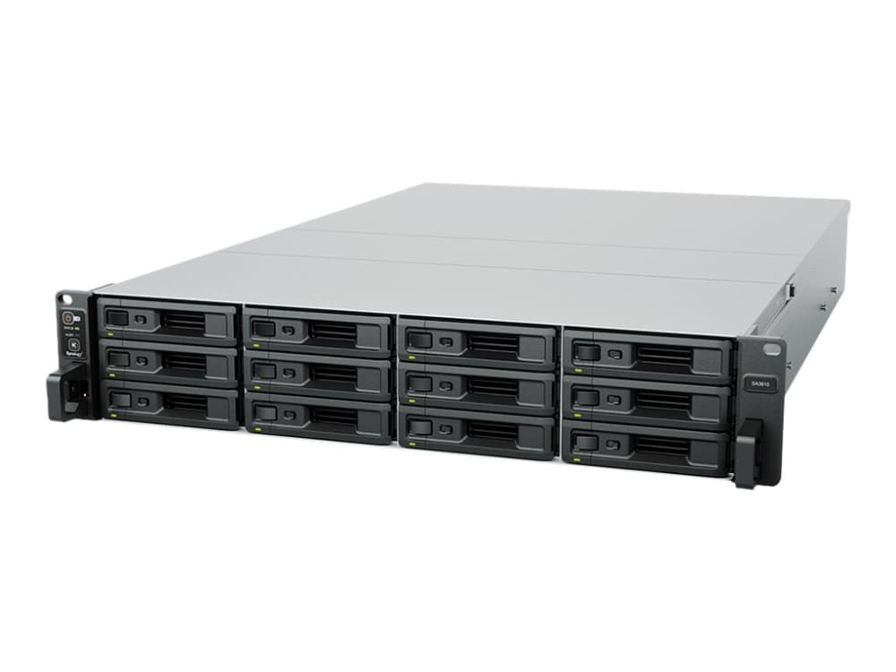 Synology SA3410 - NAS-palvelin - 12 lokeroa - rackversio - SATA 6Gb/s - RAID 0, 5, 6, 10, JBOD, RAID F1 - iSCSI-tuki