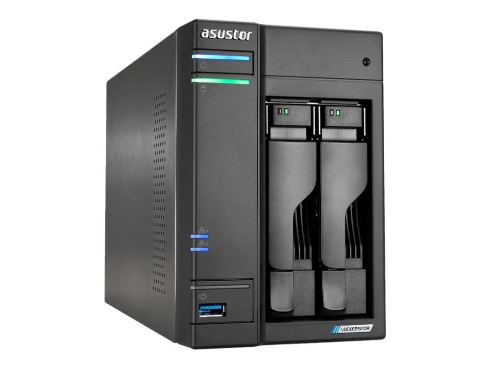 Asustor LOCKERSTOR 2 Gen2 (AS6702T), NAS, pöytätietokone, Intel® Celeron®, N5105, lajittelu