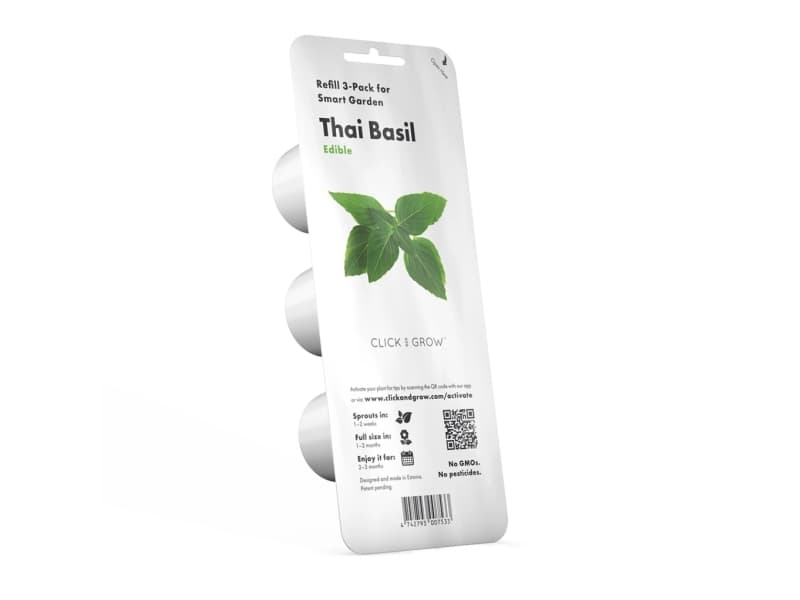 Click & Grow Seeds for Smart Pot - Taiwanilainen basilika (SGR37X3) 3kpl.