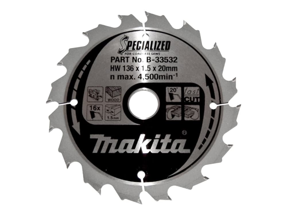 Makita B-33532, 13,6 cm, 2 cm, 1 mm, 1,5 mm, Makita, 1 kpl
