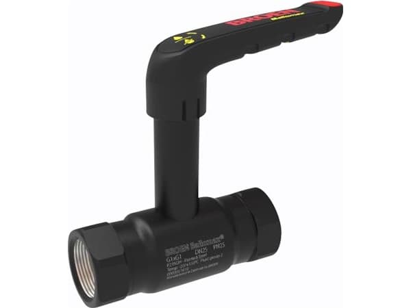 Ballomax teräskuulaventtiili DN20 - BBM2031 Musta Full Flow Socket¾""xSocket¾"" PN25 Korkea kara