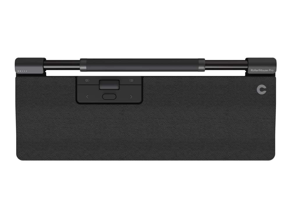 Contour Design RollerMouse Pro (johdollinen) ja Regular-rannetuki, vegaaninen nahka, Molempikätinen, Rollerbar, USB A-tyyppi, 2800 DPI, Musta