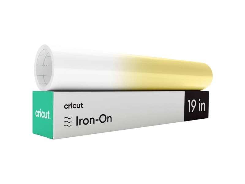 Cricut Iron-On UV-värinvaihtofolion leikkuuleveys 30 cm Pastellinkeltainen Pastel Yellow