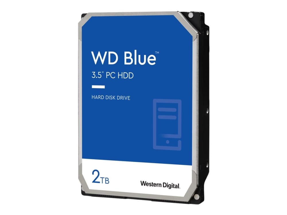 WD Blue 2TB SATA 6Gb/s HDD sisäinen 3,5 tuuman serial ATA 256MB välimuisti 5400RPM RoHS-yhteensopiva irtotavarana