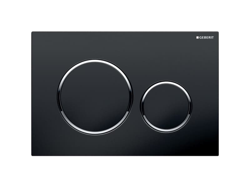 Geberit Sigma20 ohjauslevy, musta/kiiltävä