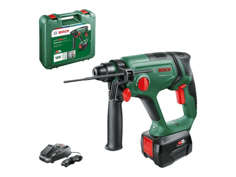 Bosch 0 603 9D6 004, SDS Plus, musta, Vihreä, 1,6 cm, 2000 RPM, 2 J, 5400 IPM