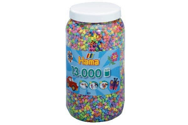 Hama midi helmiä 13000kpl pastelli sekoitus