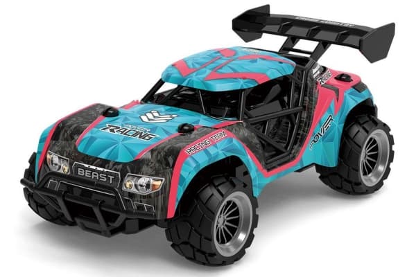 Speed Racing R/C 1:18 2,4GHz 3,7V Li-jon blue/pink