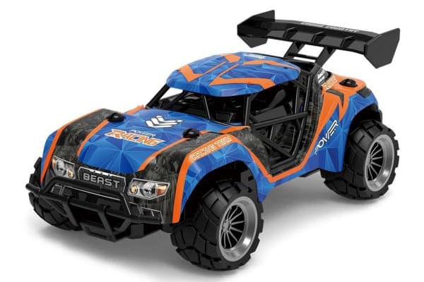 Speed Racing R/C 1:18 2,4G 3,7V Li-jon blå/orange