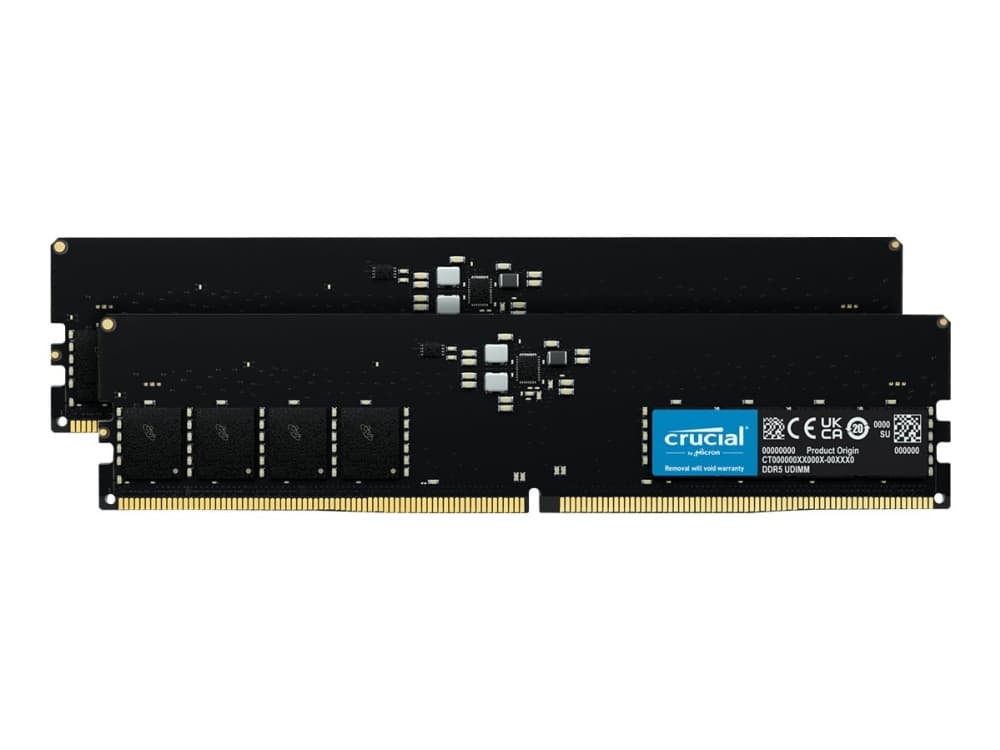 Crucial 64GB paketti 2x32GB DDR5-5600 UDIMM