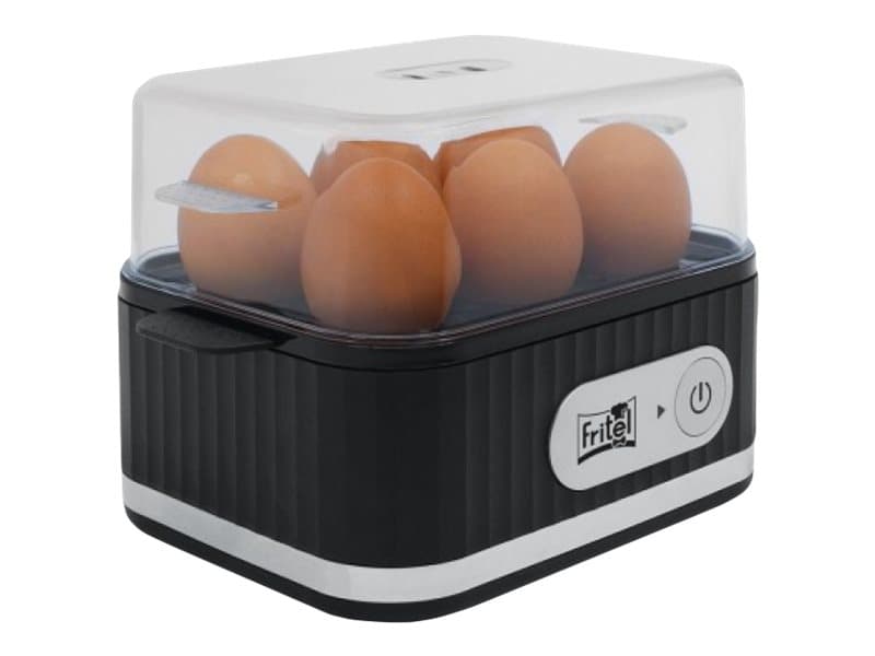 Fritel EC 1475, 6 munaa, Muovi, Muovi, Nappi, musta, Hopea, 400 W