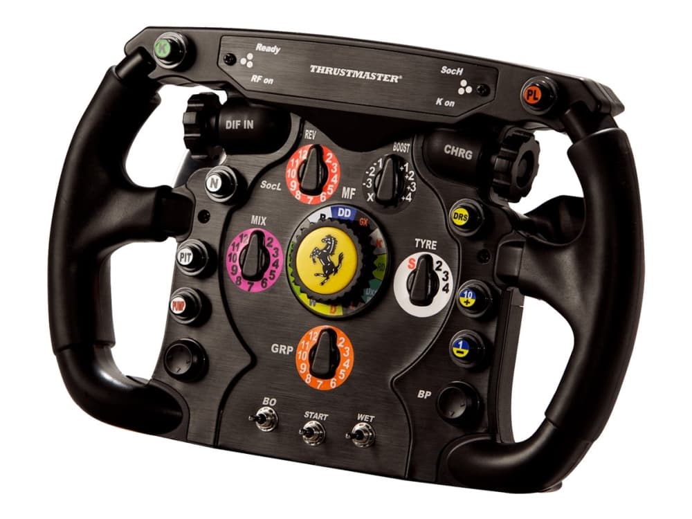 Thrustmaster Ferrari F1 Wheel Add-On, Speciell, PC, D-pad, Kabel, USB 2.0, Svart