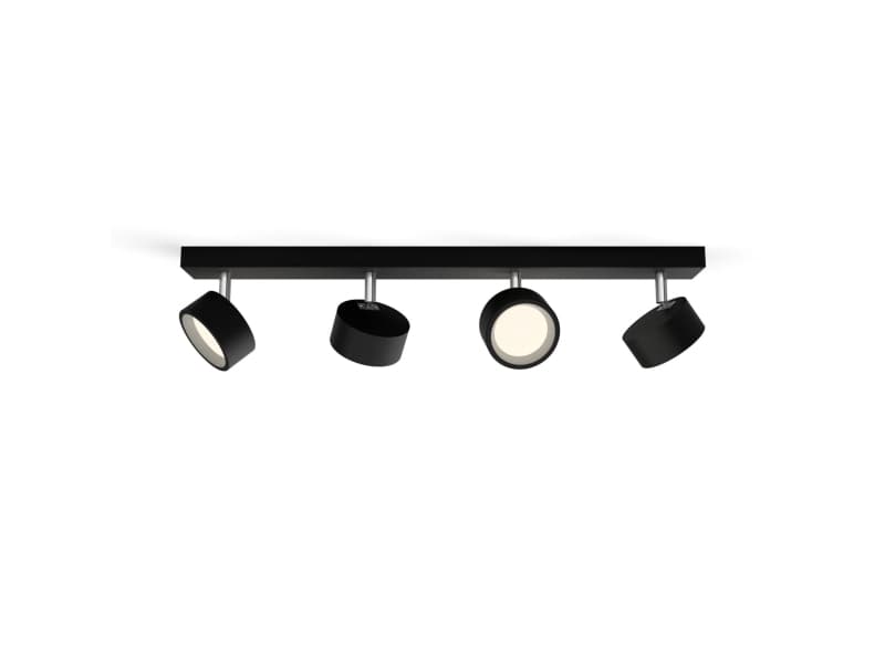 Philips Kohdevalaisin, Pinta-asennettavat spottivalot, LED, 2200 lm, 220 - 240 V, Musta