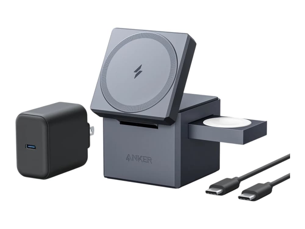 Anker Innovations Y1811G11, Sisätila, AC, USB, Langaton lataaminen, 1,5 m, Musta