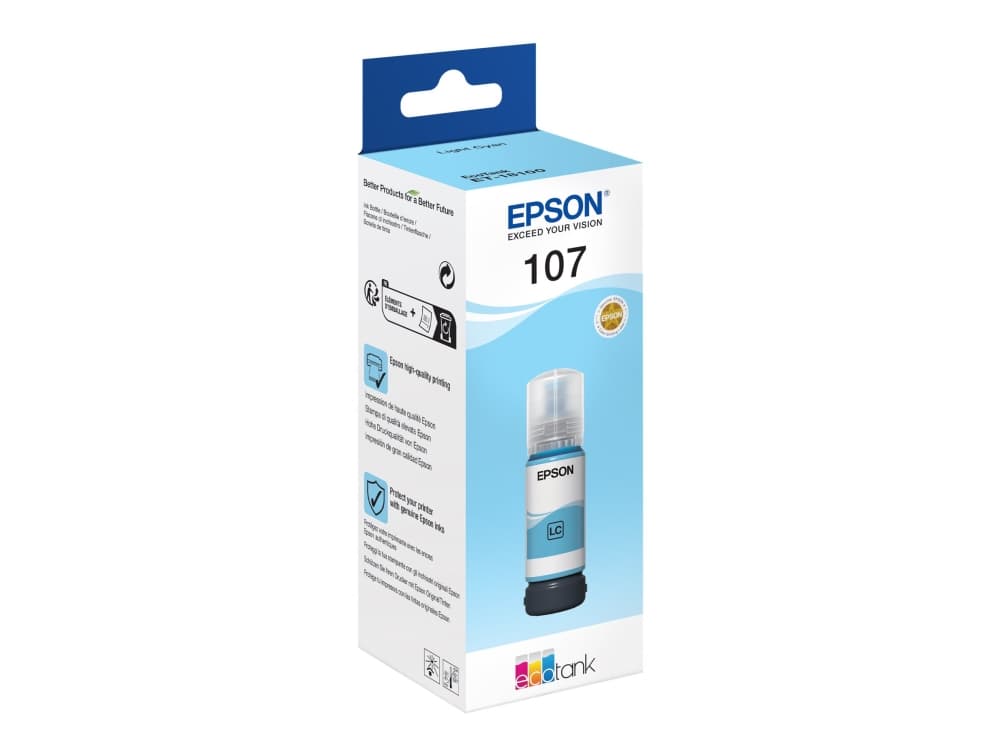 Epson 107, Väripohjainen muste, 70 ml, 1 kpl, Kertapakkaus