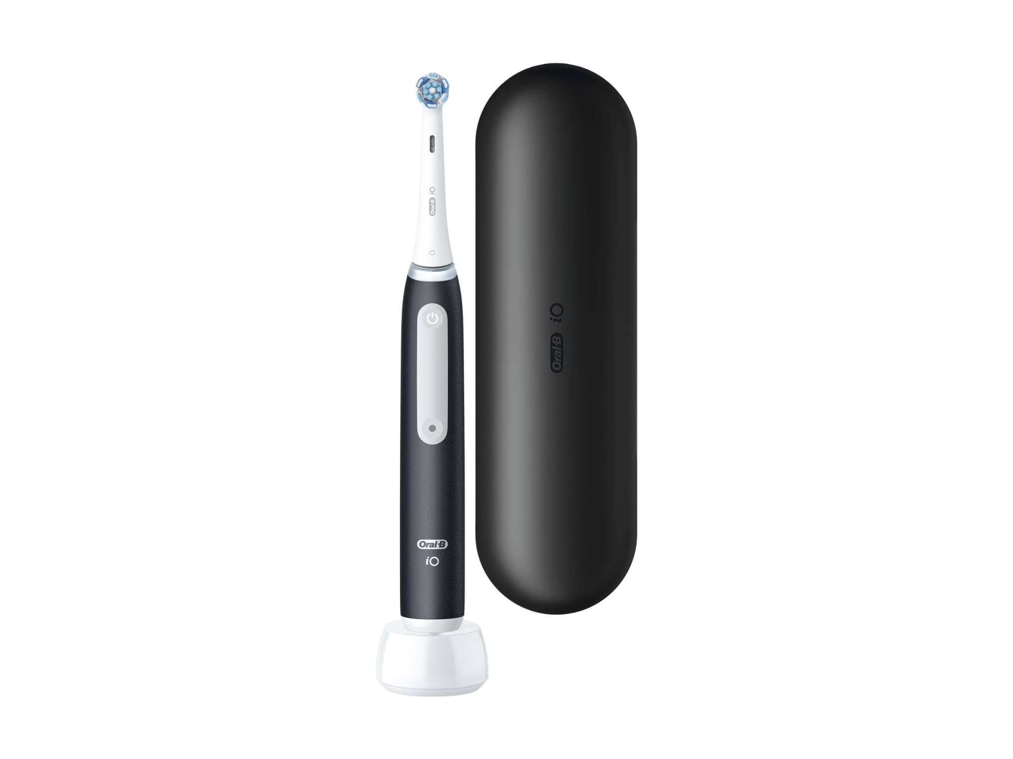 Oral-B 8006540731536, Aikuinen, Pyörivä/värähtelevä hammasharja, Päivittäinen käyttö, Herkkä, Valkaisu, musta, Valkoinen, 2 min, musta