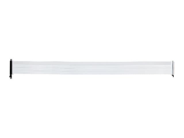 Lian Li PW-PCIV-4-90W PCIe 4.0 riser-kaapeli - 900mm valkoinen - 90 cm pitkä - joustava riser-kaapeli PCIe 4.0 x16:sta PCIe x16:een - laajennuskorttien yksilölliseen sijoitteluun (PW-PCIV-4-90W)