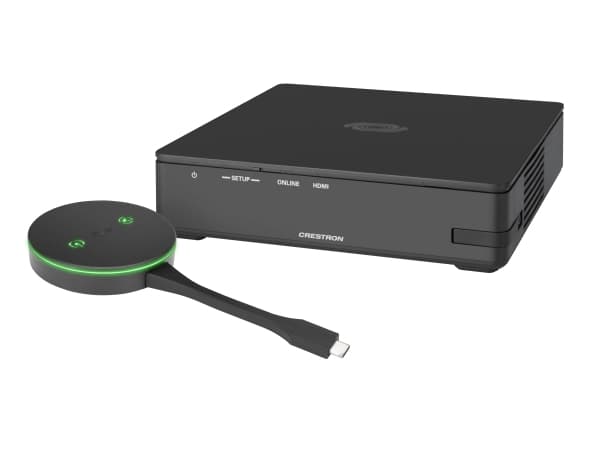 Crestron AM3-111-I KIT, Työpöytä, musta, Muovi, PoE, Teho, Tila, CE, IC, FCC Part 15 Class B, 3840 x 2160 pikseliä