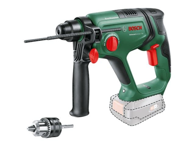 Bosch UniversalHammer 18V, SDS Plus, musta, Vihreä, 1,6 cm, 2000 RPM, 2 J, 5400 IPM - SOLO