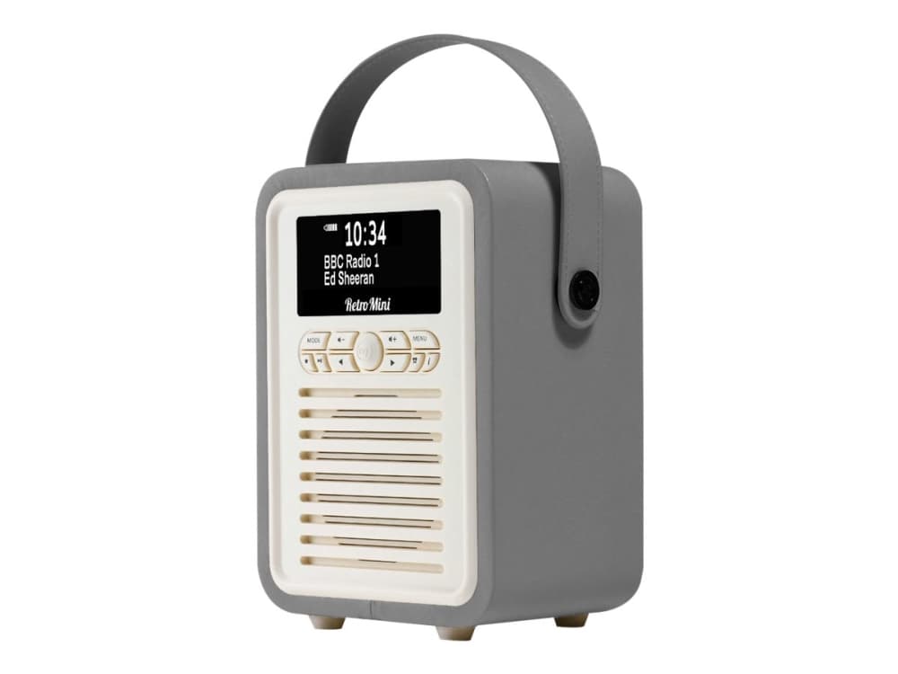 VQ Retro Mini radio. Lys Grå