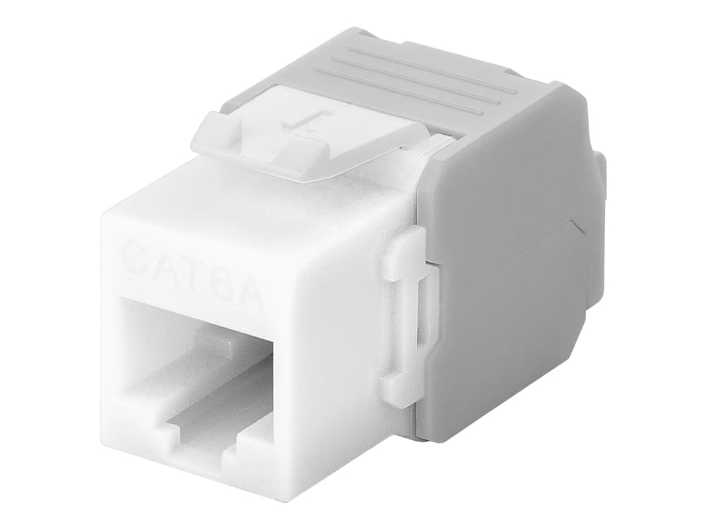 goobay - Modulaariset sisäkkeet - CAT 6a - UTP - RJ-45 - valkoinen
