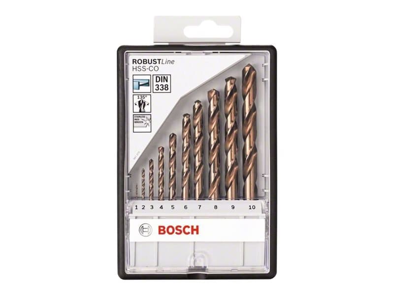 Bosch METALBORSÆT HSS-CO 10 STK ROBUSTLLINE