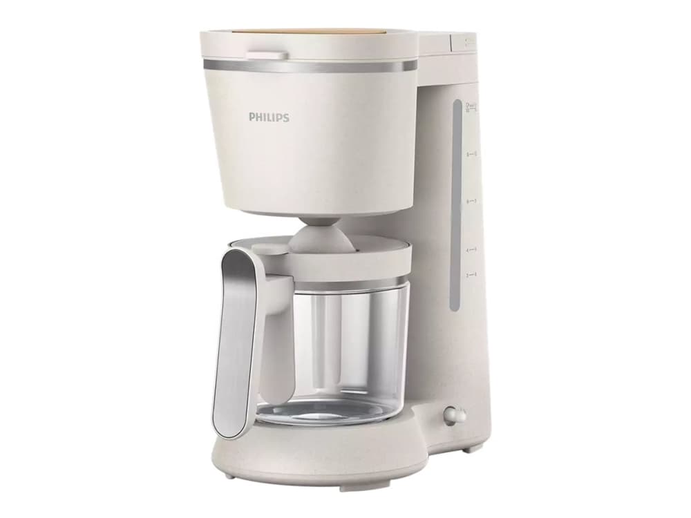 Philips Eco Conscious Edition HD5120/00 Suodatinkahvinkeitin, 1,2 litraa, Suodatinkahvinkeitin, 1,2 L, Jauhettu kahvi, 1000 W, Valkoinen
