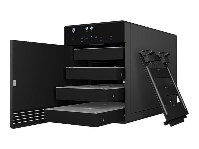 ICY BOX IB-3740-C31, HDD-/SSD-kotelo, 2.5/3.5, SATA, Serial ATA II, Serial ATA III, 10 Gbit/s, USB-liitettävyys, Musta