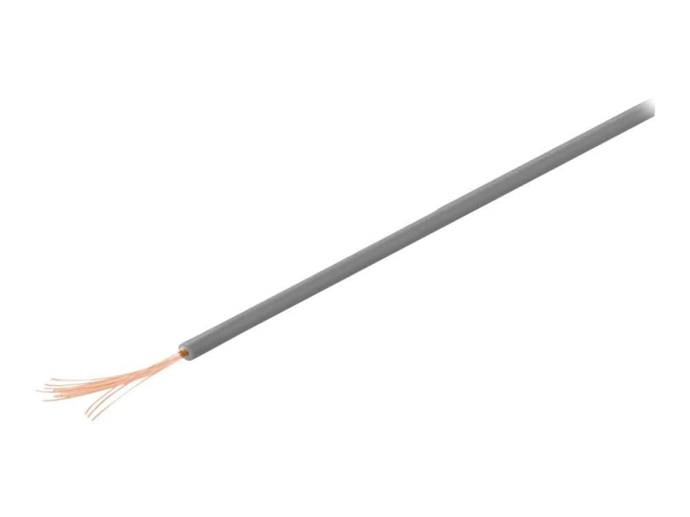 goobay - Irtokaapeli - 0,14 mm² - 10 m - harmaa - säikeistetty - säikeistetty