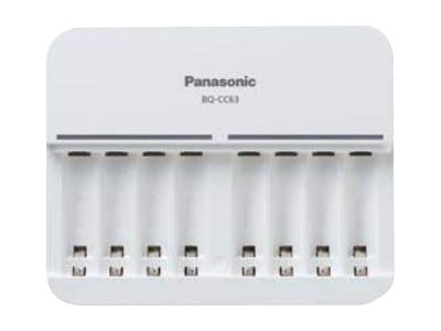 Panasonic eneloop BQ-CC63E - Akkulaturi - 8 x akkujen lataus - 1,5 A