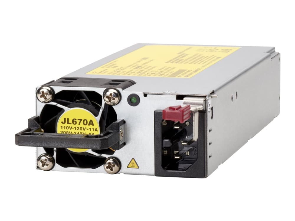 HPE Aruba X372 - Virtalähde - nopea pistoke/redundantti (pistokemoduuli) - AC 120/230 V - 1600 wattia - P/N: JL659A, JL660A, JL661A, JL662A, JL662A